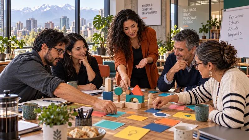 Equipo participando en una capacitación de Cursos 360