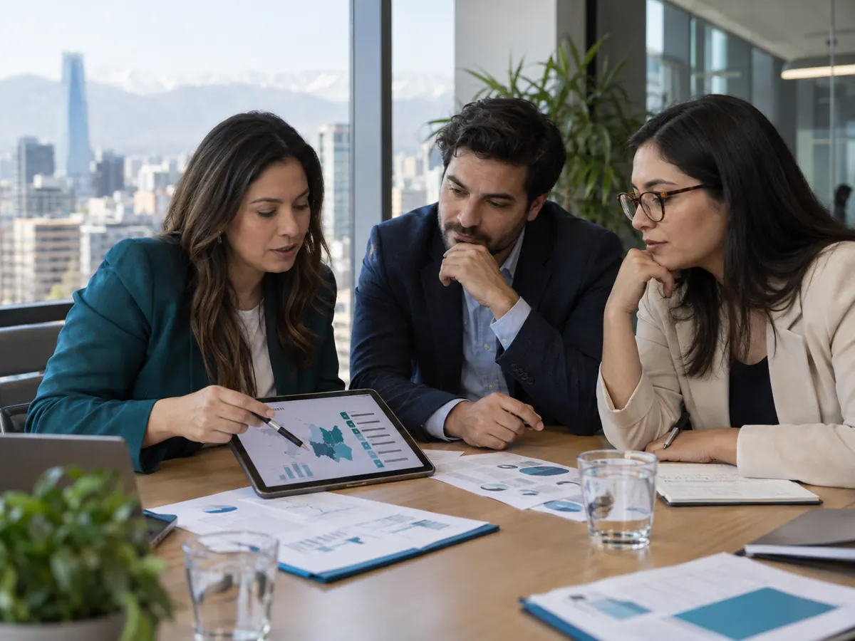 Equipo preparando el cumplimiento de la Ley 21.719 en una empresa chilena